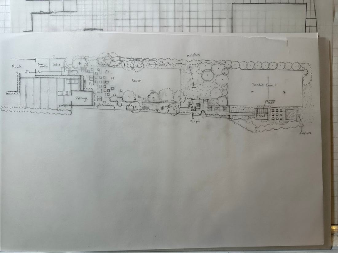 A long property master plan taking shape in pencil